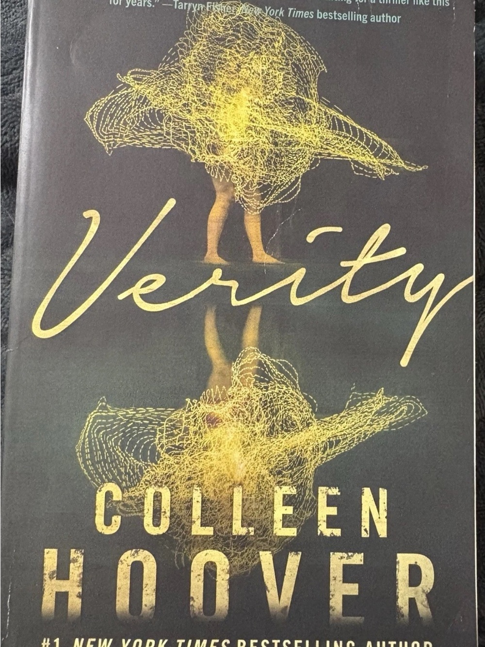 Verity Hardcover Book - Black and Gold